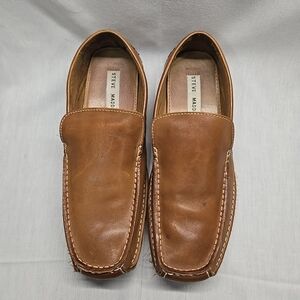 Steve Madden Tan Slip On Loafers/Driving Moccasin Men’s Size 11
